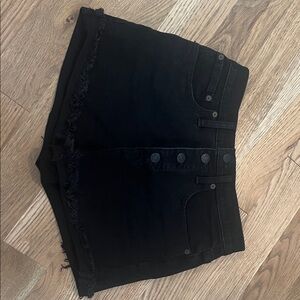 Madewell Black Jean Shorts